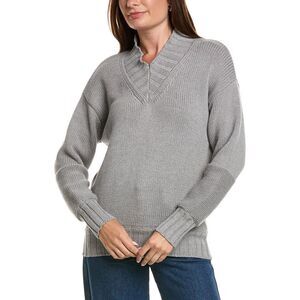 Wispr Womens  Ditsy Floral Print Slim Silk-Blend Cardigan